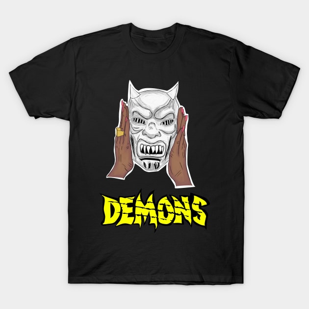 Demons Version 3 T-Shirt by attackofthegiantants